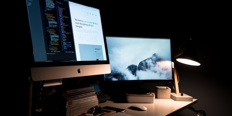 Modern Web Design Mockup